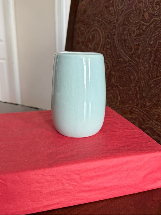 Other - Ceramic Aqua Blue Toothbrush Holder